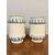 Antique pair of albarello pharmacy vases. Bassano 18th century, 20x14cm