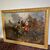 Oil on canvas by Jacques Courtois "Borgognone", Battle of knight and drummer. 17th century period, size 147 x 105 cm