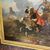 Oil on canvas by Jacques Courtois "Borgognone", Battle of knight and drummer. 17th century period, size 147 x 105 cm