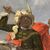 Oil on canvas by Jacques Courtois "Borgognone", Battle of knight and drummer. 17th century period, size 147 x 105 cm