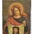 Small Spanish painting on zinc – Saint Veronica with the Veil of Christ