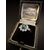 Anello  in  Platino  con  Smeraldo  e  Diamanti