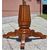 Round walnut center table with inlays, Veneto, Empire – Charles X period
