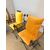 Coppia di poltrone in ferro battuto classiche XX sec 96x74x55cm