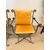Coppia di poltrone in ferro battuto classiche XX sec 96x74x55cm