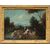 Giuseppe Zais (Forno di Canale 1709 - Treviso 1784) - Landscape with shepherds and spinner.