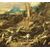 Fantastic landscape with friars and figures