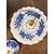 Pair of hand-painted ceramic chandeliers, 20th century, 30x7cm