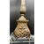 Set of 4 candlesticks, Chiseled brass candle holders – Neoclassical.