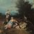 Giuseppe Zais (Forno di Canale 1709 - Treviso 1784) - Landscape with shepherds and spinner.