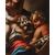 Genoese School, 17th century, Madonna with Child, Saint John and Goldfinch