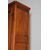 Antique walnut cabinet from the late 18th century. Restored. Simple and clean lines, two doors with hanging rod, lower drawer. Single non-removable body, truncated pyramidal legs with rounded upper frame. Simple and clean line.