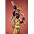 Antique sculpture of a female Moor with a flowered cornucopia