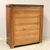 Antique Biedermeier walnut chest of drawers, flap desk - 19th century