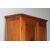 Antique walnut cabinet from the late 18th century. Restored. Simple and clean lines, two doors with hanging rod, lower drawer. Single non-removable body, truncated pyramidal legs with rounded upper frame. Simple and clean line.