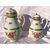 Pair of porcelain coffee pots. Vienna, early 19th century.
