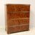 Antique Biedermeier walnut chest of drawers, flap desk - 19th century