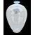 Lightweight blown glass vase with a thousand stripes in half filigree. Barovier & Toso manufacture. Murano.