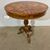 Antique splendid round walnut table from Rolo, early 1800s. Inlaid top. H78 diameter 73 cm