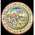 Pair of large majolica plates with historiated scene. Pesaro.