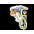 Pair of majolica shelves with cherubs and shell motifs. Rubbiani manufacture of Sassuolo.