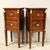 Antique pair of Directory bedside tables in walnut - "Retour d'Egypte" 1798/1805 Italy
