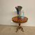 Grande vaso vetro  di Murano Multicolore a fiore . anni 80 . h 48