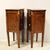 Antique pair of Directory bedside tables in walnut - "Retour d'Egypte" 1798/1805 Italy
