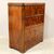 Antique Biedermeier walnut chest of drawers, flap desk - 19th century