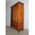 Antique walnut cabinet from the late 18th century. Restored. Simple and clean lines, two doors with hanging rod, lower drawer. Single non-removable body, truncated pyramidal legs with rounded upper frame. Simple and clean line.