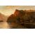 British painter (late 19th century) - View of Loch Lomond at sunset.
