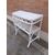 CONSOLE IN BAMBOO DECORATO DI BIANCO VINTAGE ANNI 70