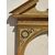 Large gilded decorative frieze in pastiglia, Northern Italian area, Empire period (first quarter of the 19th century).