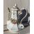 Polychrome porcelain coffee pot. Italy, early 20th century.