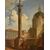 Coppia di vedute di Roma , Antonio Joli (Modena, 1700 – Napoli, 1777)
