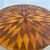 Antique splendid round walnut table from Rolo, early 1800s. Inlaid top. H78 diameter 73 cm