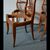 Four walnut chairs