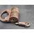 German wrought iron padlock with original key – 18th century