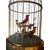 Birdcage music box with two automaton birds