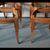 Four walnut chairs