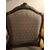 Pair of walnut armchairs