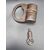 German wrought iron padlock with original key – 18th century