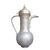 Large silver-plated copper teapot