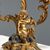 Coppia di Candelabri in Bronzo Dorato a Tre Fiamme Francia Fine XIX Secolo