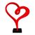 Scultura "Cuore" - Resina