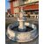 Circular marble fountain