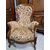 Louis Philippe armchair with footrest