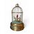 Birdcage music box with two automaton birds