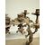 Coppia di candelabri/candelieri bronzo '900 a cinque fiamme con putti, 52x42cm
