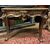 TAV261 - Consolle in legno laccato e dorato, epoca '700, misure cm L 120 x H 87 x P 57